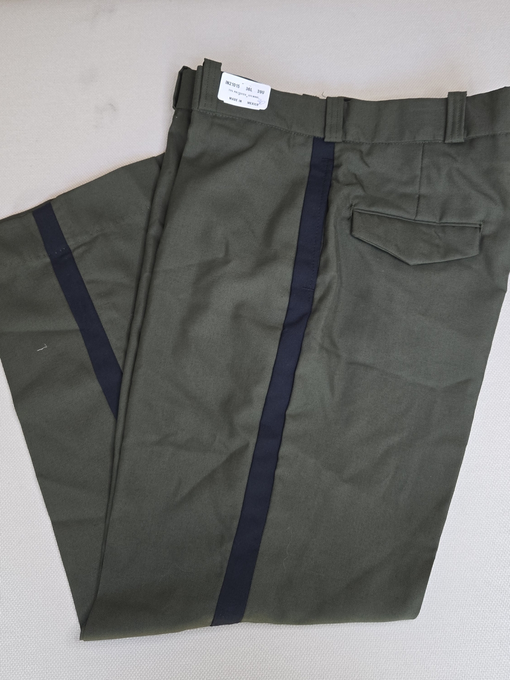 VF Imagewear Men's Work Pants 36x30 Olive Black Stripe NEW WITH TAG Workwear